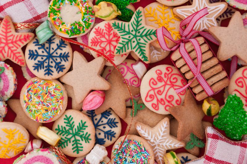 Selection of Christmas cookies